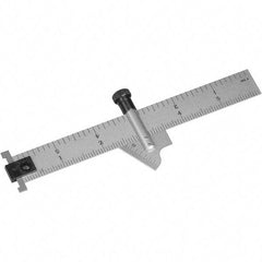 Mitutoyo - Drill Point Gages Bevel Angle: 59.00 Includes Ruler: Yes - Benchmark Tooling