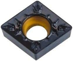 Kennametal - CCMT21.51 MP Grade KCP25 Carbide Turning Insert - TiCN/Al2O3 Finish, 80° Diamond, 1/4" Inscr Circle, 3/32" Thick, 1/64" Corner Radius - Benchmark Tooling