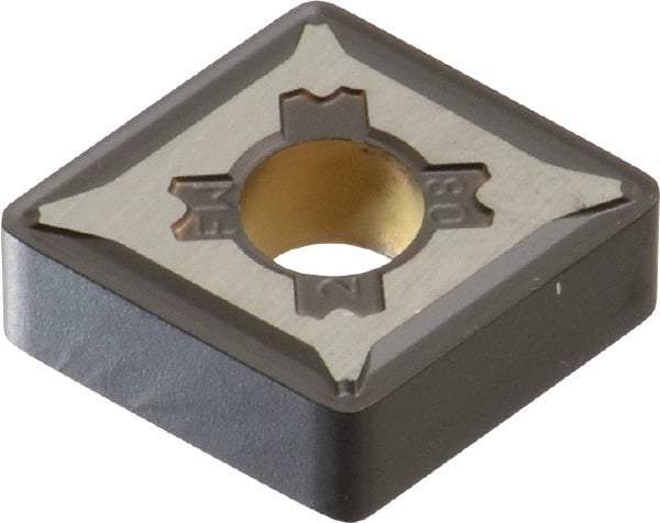 Kennametal - CNMG432 FW Grade KCP05 Carbide Turning Insert - TiCN/Al2O3 Finish, 80° Diamond, 1/2" Inscr Circle, 3/16" Thick, 1/32" Corner Radius - Benchmark Tooling