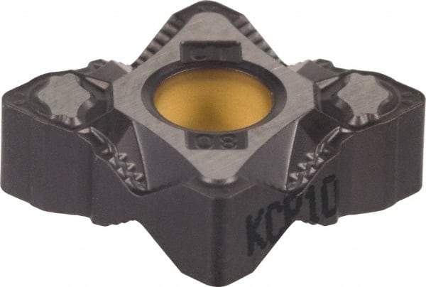 Kennametal - CNMG432 CT Grade KCP25 Carbide Turning Insert - TiCN/Al2O3 Finish, 80° Diamond, 1/2" Inscr Circle, 3/16" Thick, 1/32" Corner Radius - Benchmark Tooling