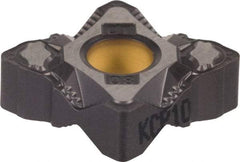 Kennametal - CNMG432 CT Grade KCP25 Carbide Turning Insert - TiCN/Al2O3 Finish, 80° Diamond, 1/2" Inscr Circle, 3/16" Thick, 1/32" Corner Radius - Benchmark Tooling