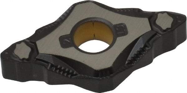 Kennametal - DNMG432 CT Grade KCP25 Carbide Turning Insert - TiCN/Al2O3 Finish, 55° Diamond, 1/2" Inscr Circle, 3/16" Thick, 1/32" Corner Radius - Benchmark Tooling