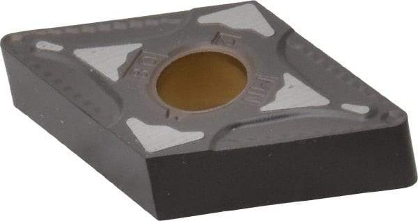 Kennametal - DNMG432 MN Grade KCP40 Carbide Turning Insert - TiN/TiCN/Al2O3 Finish, 55° Diamond, 1/2" Inscr Circle, 3/16" Thick, 1/32" Corner Radius - Benchmark Tooling