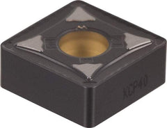 Kennametal - SNMG432 MN Grade KCP40 Carbide Turning Insert - TiN/TiCN/Al2O3 Finish, 90° Square, 1/2" Inscr Circle, 3/16" Thick, 1/32" Corner Radius - Benchmark Tooling