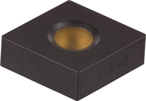 Kennametal - CNMA643 Grade KCK20 Carbide Turning Insert - TiCN/Al2O3 Finish, 80° Diamond, 3/4" Inscr Circle, 1/4" Thick, 3/64" Corner Radius - Benchmark Tooling