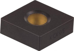 Kennametal - CNMA643 Grade KCK20 Carbide Turning Insert - TiCN/Al2O3 Finish, 80° Diamond, 3/4" Inscr Circle, 1/4" Thick, 3/64" Corner Radius - Benchmark Tooling