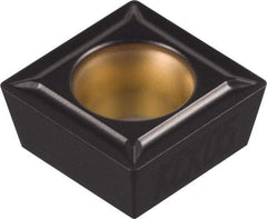 Kennametal - SPMT32.51 LF Grade KCK20 Carbide Turning Insert - TiCN/Al2O3 Finish, 90° Square, 3/8" Inscr Circle, 5/32" Thick, 1/64" Corner Radius - Benchmark Tooling