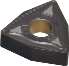 Kennametal - WNMG432 MN Grade KCP10 Carbide Turning Insert - TiCN/Al2O3 Finish, 80° Trigon, 1/2" Inscr Circle, 3/16" Thick, 1/32" Corner Radius - Benchmark Tooling