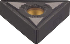 Kennametal - TNMG432 MN Grade KCP40 Carbide Turning Insert - TiCN/Al2O3 Finish, 60° Triangle, 1/2" Inscr Circle, 3/16" Thick, 1/32" Corner Radius - Benchmark Tooling