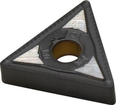 Kennametal - TNMG432 MN Grade KCP25 Carbide Turning Insert - TiCN/Al2O3 Finish, 60° Triangle, 1/2" Inscr Circle, 3/16" Thick, 1/32" Corner Radius - Benchmark Tooling