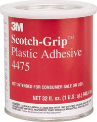 3M - 32 Fluid Ounce Container, Clear, Can Synthetic Resin Construction Adhesive - Series 4475 - Benchmark Tooling