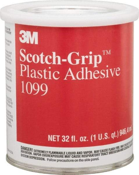 3M - 32 Fluid Ounce Container, Tan, Can Synthetic Rubber Construction Adhesive - Series 1099 - Benchmark Tooling