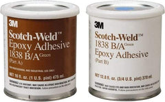 3M - 32 oz Can Two Part Epoxy - 60 min Working Time, 3,000 psi Shear Strength, Series 1838 - Benchmark Tooling