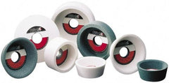 Camel Grinding Wheels - 5" Diam, 1-1/4" Hole Size, 1-3/4" Overall Thickness, 60 Grit, Type 11 Tool & Cutter Grinding Wheel - Medium Grade, Aluminum Oxide, J Hardness, Vitrified Bond, 5,348 RPM - Benchmark Tooling