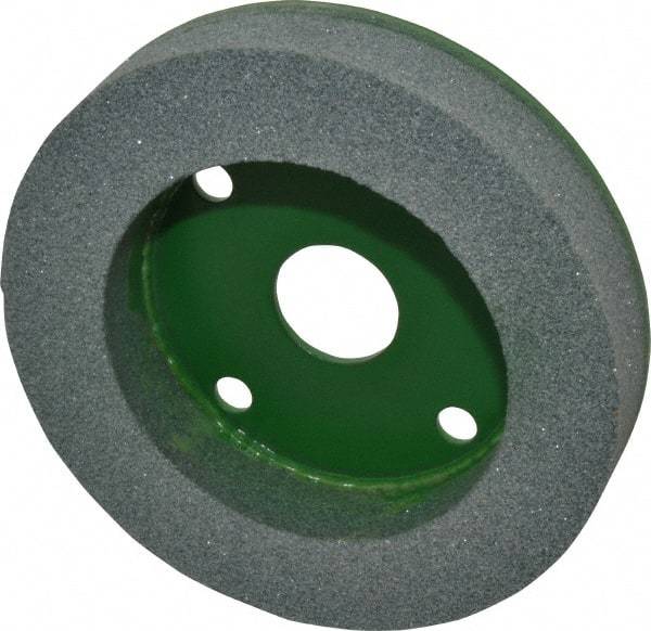 Camel Grinding Wheels - 6" Diam, 1-1/4" Hole Size, 1" Overall Thickness, 60 Grit, Type 50 Tool & Cutter Grinding Wheel - Medium Grade, Silicon Carbide, I Hardness, Vitrified Bond, 3,450 RPM - Benchmark Tooling