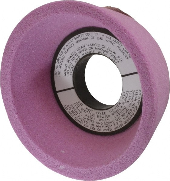 Grier Abrasives - 4" Diam, 1-1/4" Hole, 1-1/2" Thick, 80 Grit Type 11 Tool & Cutter Grinding Wheel - Benchmark Tooling