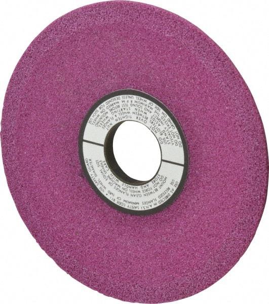 Grier Abrasives - 6" Diam, 1-1/4" Hole Size, 1/2" Overall Thickness, 46 Grit, Type 12 Tool & Cutter Grinding Wheel - Coarse Grade, Aluminum Oxide, J Hardness, Vitrified Bond, 4,138 RPM - Benchmark Tooling