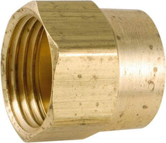 ANDERSON METALS - 3/4 FGHT & 1/2 FPT Garden Hose Female x FIP - Lead Free Brass, Female Hose to Female Pipe Connector - Benchmark Tooling