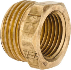 ANDERSON METALS - 3/4 MGHT & 1/2 FPT Garden Hose Male x FIP - Lead Free Brass, Male Hose to Female Pipe Connector - Benchmark Tooling