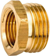 ANDERSON METALS - 3/4 MGHT & 1/4 FPT Garden Hose Male x FIP - Lead Free Brass, Male Hose to Female Pipe Connector - Benchmark Tooling