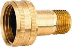 ANDERSON METALS - 3/4 FGHT & 1/4 MPT Garden Hose Female x MIP Swivel - Lead Free Brass, Female Hose to Male Pipe Swivel Connector - Benchmark Tooling