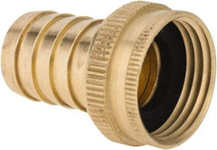 ANDERSON METALS - 3/4 GHT Garden Hose Barb x Female Swivel - Lead Free Brass, Female Hose to Barb Connector - Benchmark Tooling