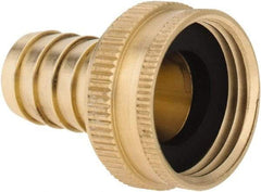 ANDERSON METALS - 3/4 GHT Garden Hose Barb x Female Swivel - Lead Free Brass, Female Hose to Barb Connector - Benchmark Tooling