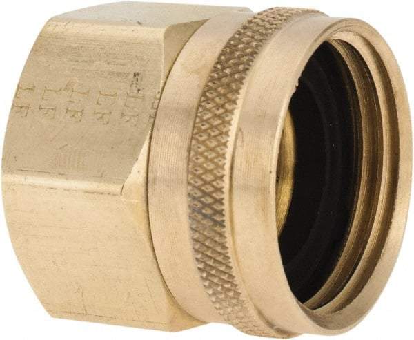 ANDERSON METALS - 3/4 FGHT & 3/4 FPT Garden Hose Female x FIP Swivel - Lead Free Brass, Female Hose to Female Pipe Swivel Connector - Benchmark Tooling