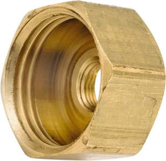 ANDERSON METALS - 3/4 FGHT & 1/8 FPT Garden Hose Female x FIP - Lead Free Brass, Female Hose to Female Pipe Connector - Benchmark Tooling