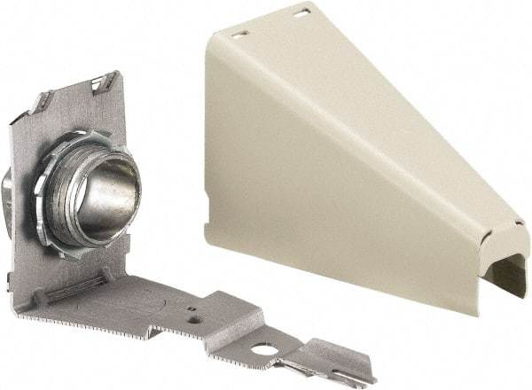 Hubbell Wiring Device-Kellems - 3.89 Inch Long x 1-1/2 Inch Wide x 1.84 Inch High, Raceway Connector Coupling - Ivory, For Use with HBL500 Series Raceways and HBL750 Series Raceways - Benchmark Tooling