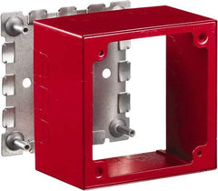 Hubbell Wiring Device-Kellems - 4.64 Inch Long x 2-3/4 Inch Wide x 4.54 Inch High, Rectangular Raceway Box - Red, For Use with HBL500 Series Raceways and HBL750 Series Raceways - Benchmark Tooling