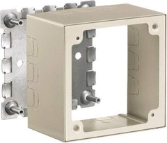 Hubbell Wiring Device-Kellems - 4.64 Inch Long x 2-3/4 Inch Wide x 4.54 Inch High, Rectangular Raceway Box - Ivory, For Use with HBL500 Series Raceways and HBL750 Series Raceways - Benchmark Tooling