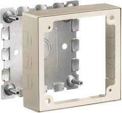 Hubbell Wiring Device-Kellems - 4.64 Inch Long x 1.38 Inch Wide x 4.54 Inch High, Rectangular Raceway Box - Ivory, For Use with HBL500 Series Raceways and HBL750 Series Raceways - Benchmark Tooling