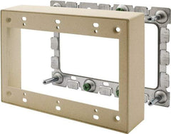 Hubbell Wiring Device-Kellems - 6.45 Inch Long x 1.38 Inch Wide x 4.54 Inch High, Rectangular Raceway Box - Ivory, For Use with HBL500 Series Raceways and HBL750 Series Raceways - Benchmark Tooling