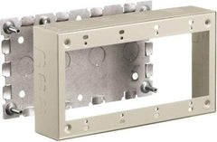 Hubbell Wiring Device-Kellems - 8.26 Inch Long x 1-3/4 Inch Wide x 4.54 Inch High, Rectangular Raceway Box - Ivory, For Use with HBL500 Series Raceways and HBL750 Series Raceways - Benchmark Tooling