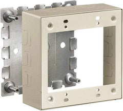 Hubbell Wiring Device-Kellems - 4.64 Inch Long x 1-3/4 Inch Wide x 4.54 Inch High, Rectangular Raceway Box - Ivory, For Use with HBL500 Series Raceways and HBL750 Series Raceways - Benchmark Tooling