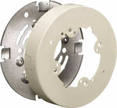 Hubbell Wiring Device-Kellems - 4-3/4 Inch Wide x 1.02 Inch High, Round Raceway Box - Ivory, For Use with HBL500 Series Raceways and HBL750 Series Raceways - Benchmark Tooling