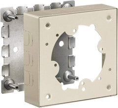 Hubbell Wiring Device-Kellems - 4.64 Inch Long x 1.38 Inch Wide x 4.54 Inch High, Rectangular Raceway Box - Ivory, For Use with HBL500 Series Raceways and HBL750 Series Raceways - Benchmark Tooling