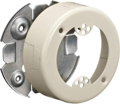 Hubbell Wiring Device-Kellems - 3 Inch Wide x 1.02 Inch High, Round Raceway Box - Ivory, For Use with HBL500 Series Raceways and HBL750 Series Raceways - Benchmark Tooling