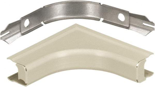 Hubbell Wiring Device-Kellems - 3.33 Inch Long x 0.91 Inch Wide x 3.33 Inch High, Raceway Elbow End - Ivory, For Use with HBL500 Series Raceways and HBL750 Series Raceways - Benchmark Tooling