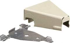 Hubbell Wiring Device-Kellems - 3.06 Inch Long x 1.14 Inch Wide x 3.03 Inch High, Raceway Fitting - Ivory, For Use with HBL500 Series Raceways and HBL750 Series Raceways - Benchmark Tooling