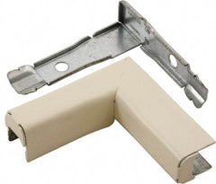 Hubbell Wiring Device-Kellems - 2.98 Inch Long x 0.94 Inch Wide x 3 Inch High, Raceway Elbow End - 90°, Ivory, For Use with HBL500 Series Raceways and HBL750 Series Raceways - Benchmark Tooling