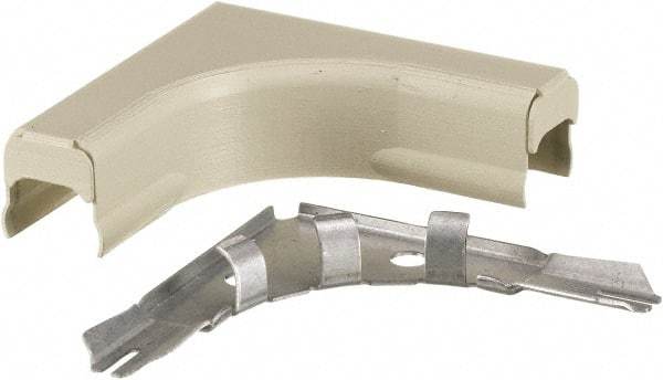 Hubbell Wiring Device-Kellems - 3.16 Inch Long x 0.91 Inch Wide x 3.16 Inch High, Raceway Elbow End - Ivory, For Use with HBL500 Series Raceways and HBL750 Series Raceways - Benchmark Tooling