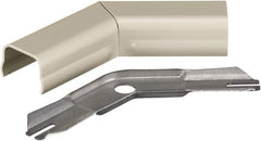 Hubbell Wiring Device-Kellems - 2.46 Inch Long x 0.58 Inch Wide x 2.46 Inch High, Raceway Elbow End - 45°, Ivory, For Use with HBL500 Series Raceways and HBL750 Series Raceways - Benchmark Tooling