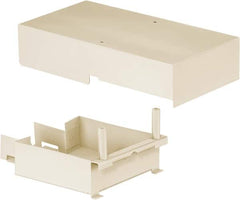 Hubbell Wiring Device-Kellems - 11.31 Inch Long x 4.88 Inch Wide x 3.14 Inch High, Rectangular Raceway Connector Coupling - Ivory, For Use with HBL4750 Series Raceways - Benchmark Tooling