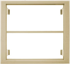 Hubbell Wiring Device-Kellems - 5-1/4 Inch Long x 4.76 Inch High, Rectangular Raceway Bracket - Ivory, For Use with HBL4700 Series Raceways and HBL4750 Series Metal Raceways and HBL6750 Series Metal Raceways - Benchmark Tooling