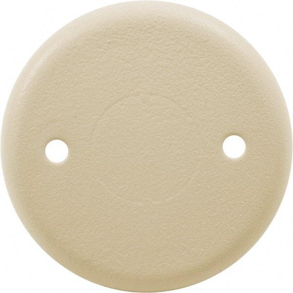 Hubbell Wiring Device-Kellems - 2.4 Inch Wide x 0.24 Inch High, Round Raceway Cover - Ivory, For Use with HBL500 Series Raceways and HBL750 Series Raceways - Benchmark Tooling