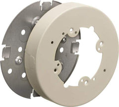 Hubbell Wiring Device-Kellems - 4.19 Inch Wide x 0.38 Inch High, Round Raceway Box - Ivory, For Use with HBL500 Series Raceways and HBL750 Series Raceways - Benchmark Tooling