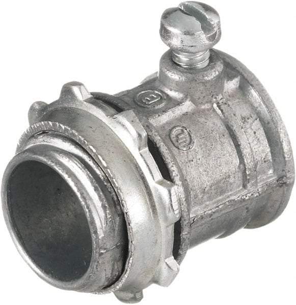 Hubbell Wiring Device-Kellems - 1.2 Inch Long x 1.09 Inch Wide, Raceway Connector Coupling - Metallic, For Use with HBL500 Series Raceways and HBL750 Series Raceways - Benchmark Tooling