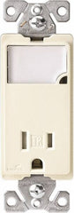 Cooper Wiring Devices - 2 Pole, 125 VAC, 15 Amp, 1 Outlet, Flush Mounted, Self Grounding, Tamper Resistant Combination Outlet with Night Light - 5-15R Configuration, Back Side Wiring, Thermoplastic Material, cULus Listed Standard - Benchmark Tooling